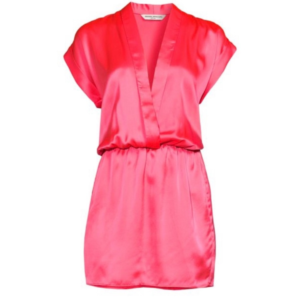 Amanda Uprichard Hera Dress in Fluo Pink